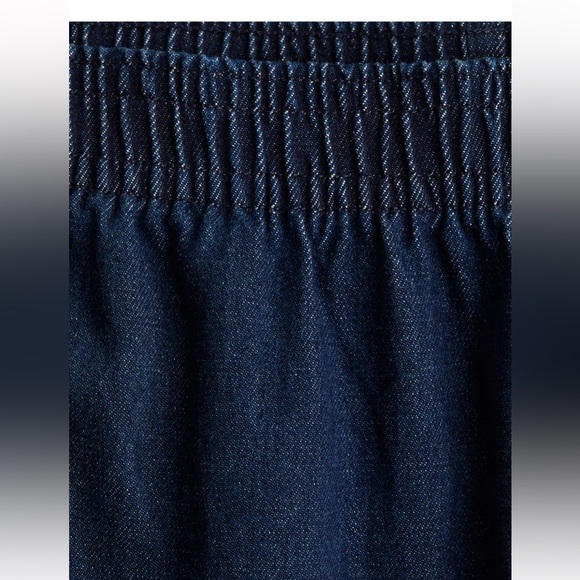 H&M denim pull on pants size XL. NWT 100% cotton wide leg - Picture 13 of 15